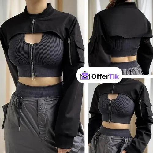Chaqueta Crop - SpectraCore ®