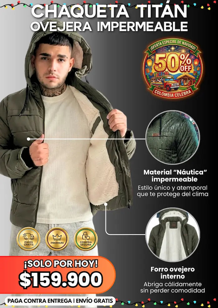 CHAQUETA TITÁN: OVEJERA IMPERMEABLE