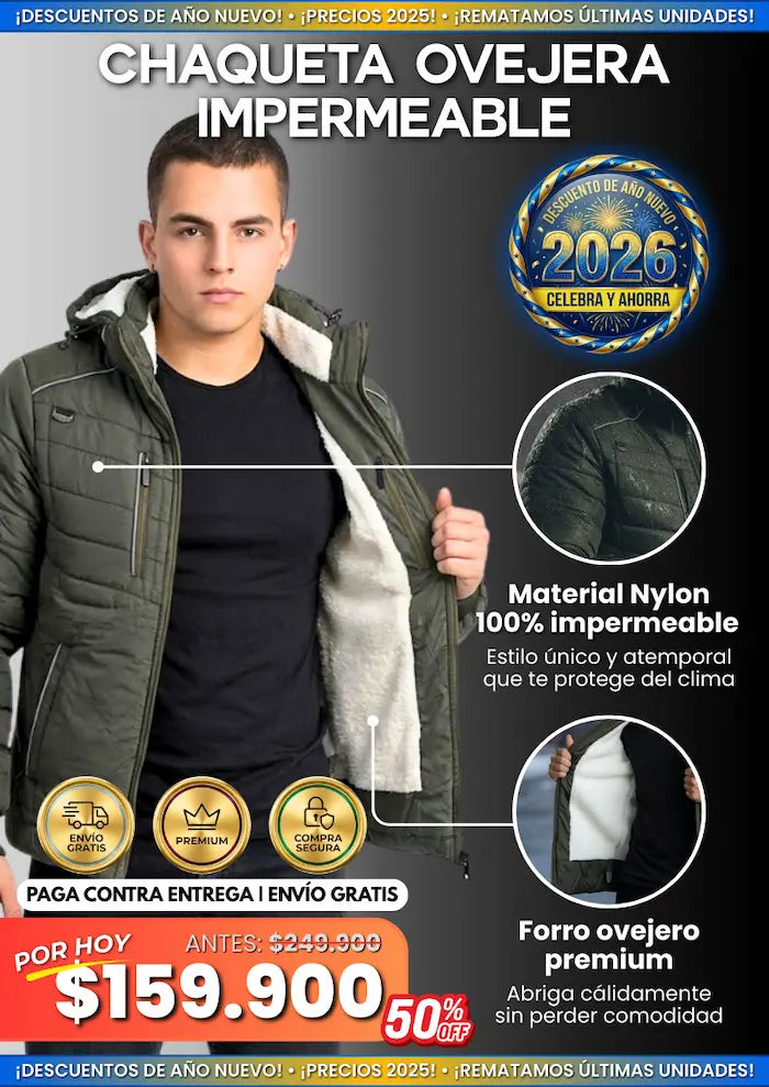 CHAQUETA OVEJERA IMPERMEABLE