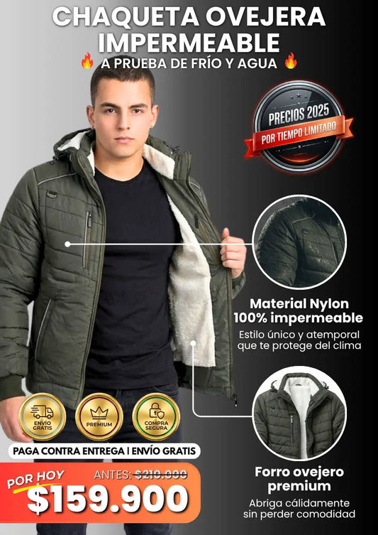 CHAQUETA OVEJERA IMPERMEABLE