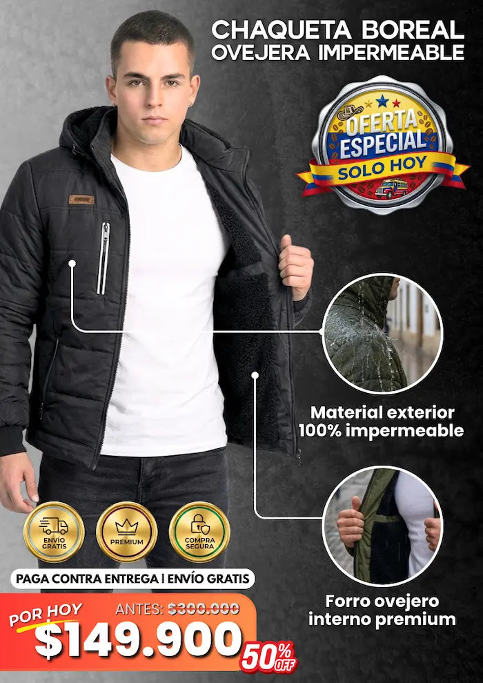 CHAQUETA BOREAL: OVEJERA IMPERMEABLE