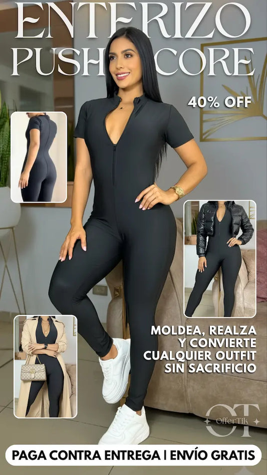 ENTERIZO PUSH CORE® NEGRO